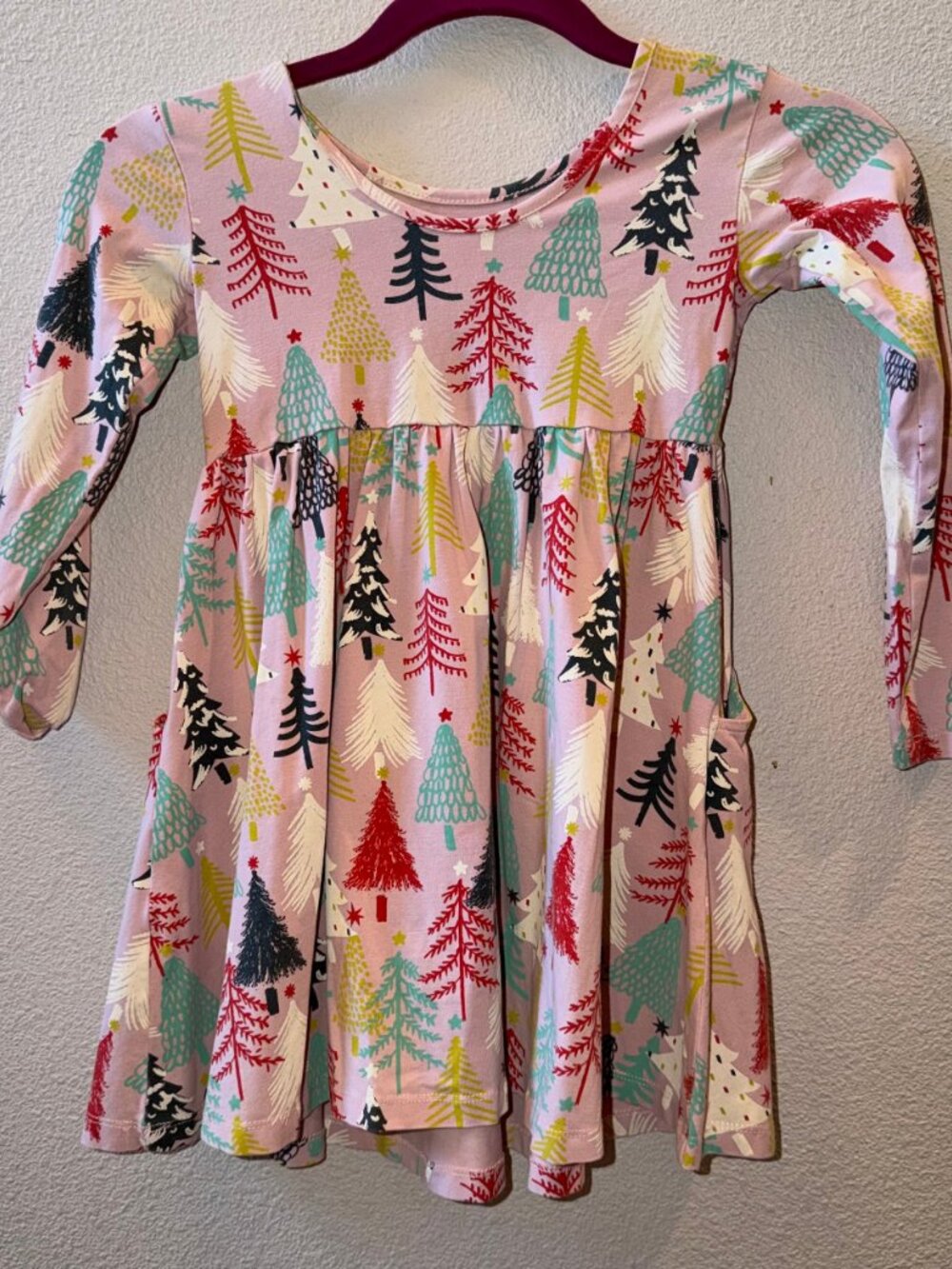 Hanna Andersson Girls' Long Sleeve Dress Size 5 - Picture 3 of 3